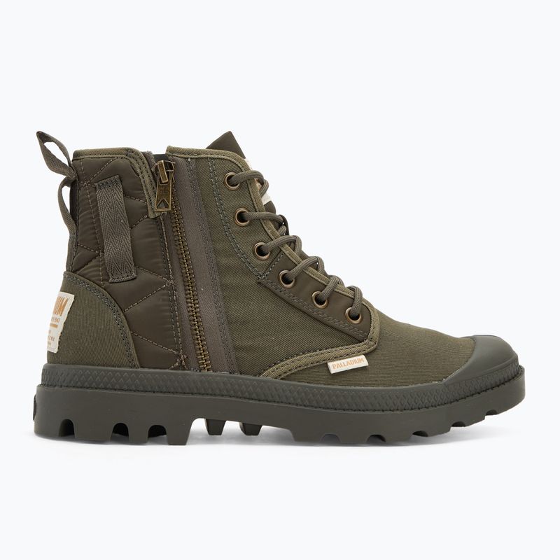 Boty Palladium Pampa Detroit Zip olive night 2