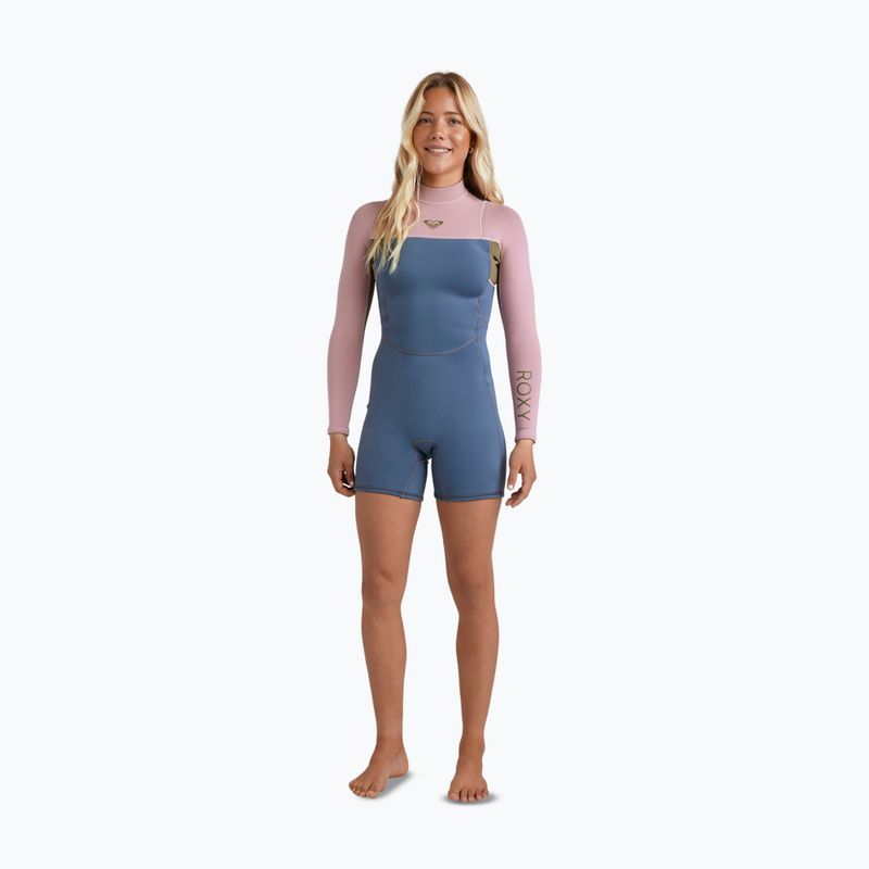 Dámský plavecký neopren ROXY 2/2 mm Prologue+ LS Springsuit Flock ash 2