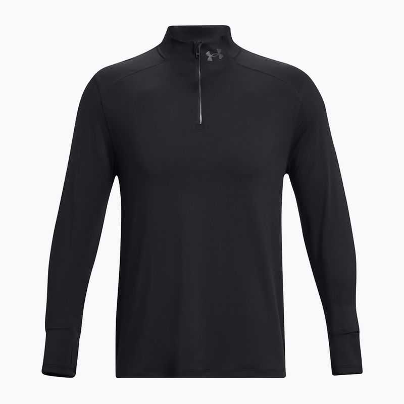 Pánské běžecké tričko longsleeve Under Armour Launch Pro 1/4 Zip black/black/reflective 8