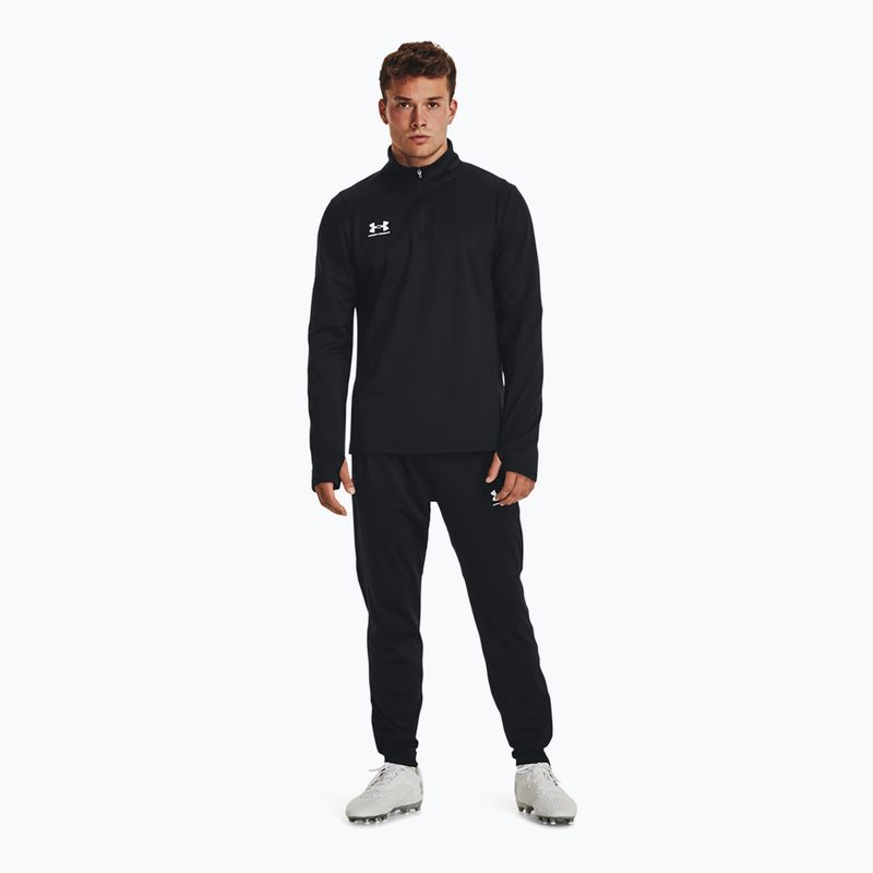 Pánské fotbalové kalhoty Under Armour Challenger Train black / white 2