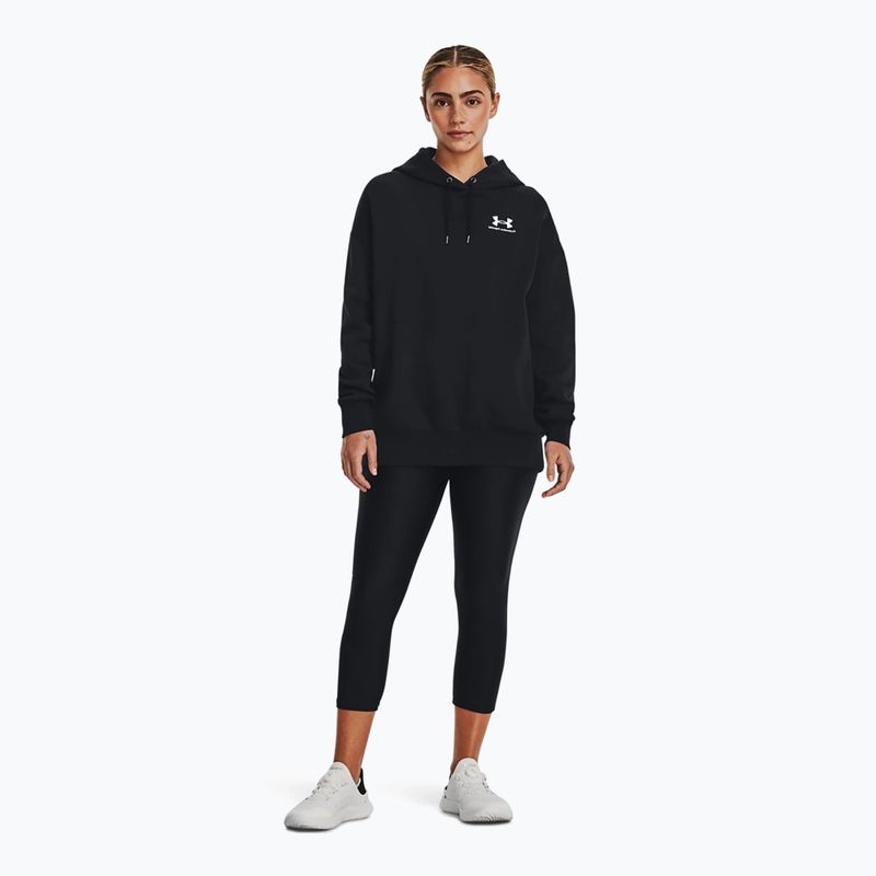 Dámská mikina  Under Armour Icon Fleece Hoodie black/white 2