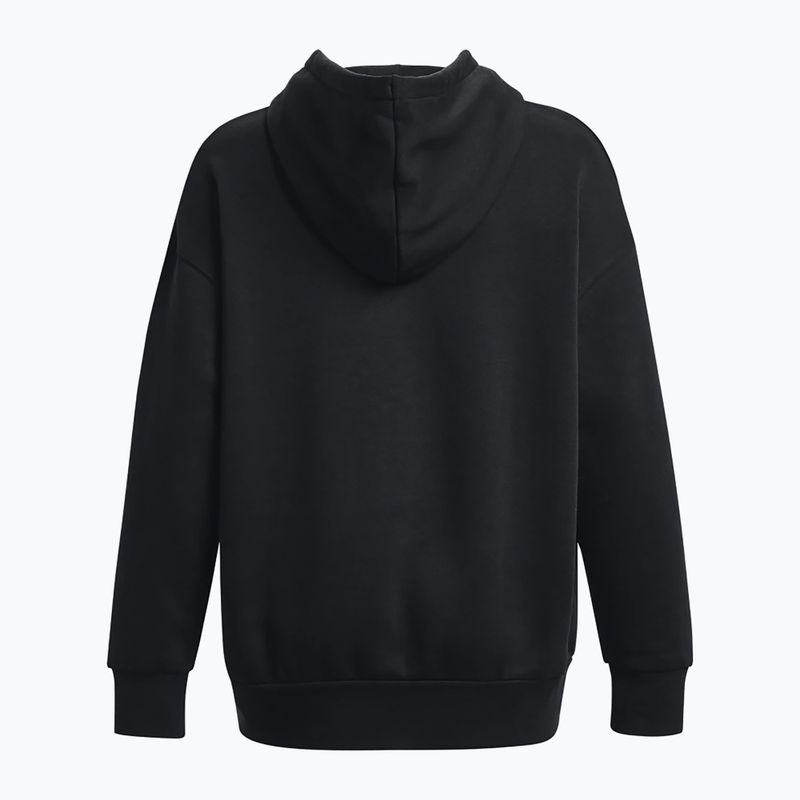Dámská mikina  Under Armour Icon Fleece Hoodie black/white 6