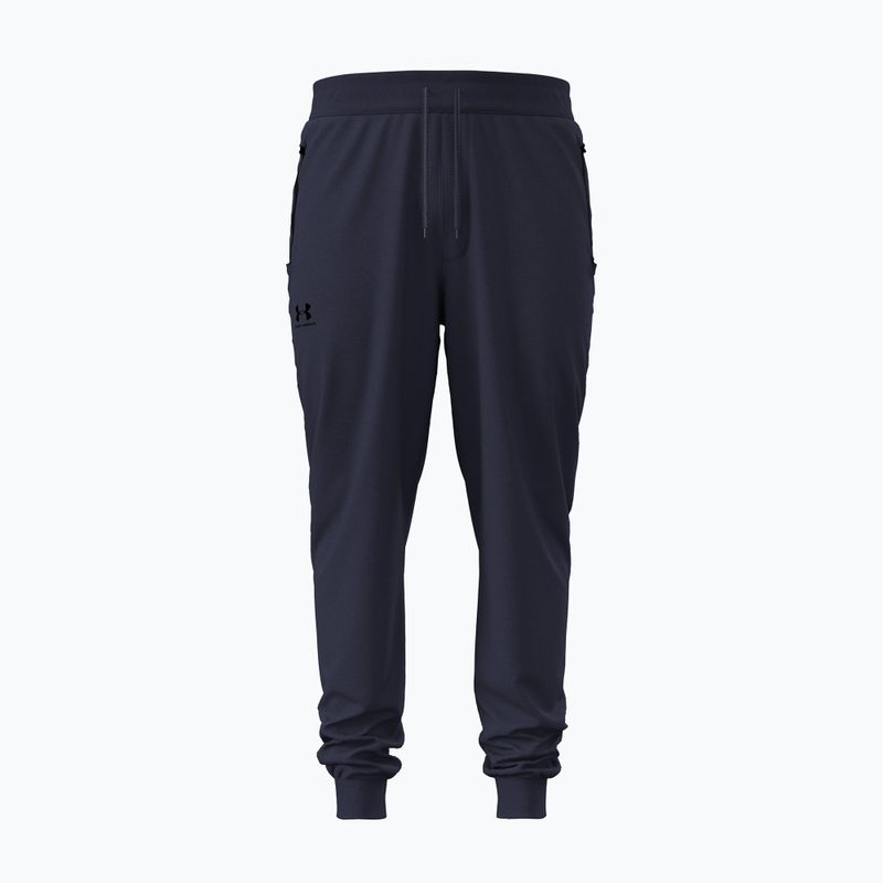 Pánské kalhoty Under Armour Sportstyle Tricot Jogger midnight navy/black