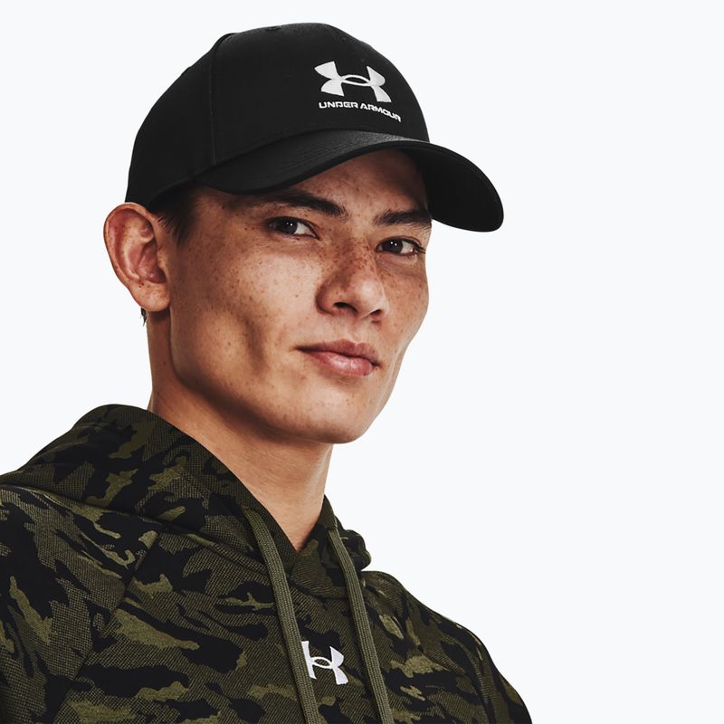 Pánská kšiltovka Under Armour Branded Lockup Adj black/white 2
