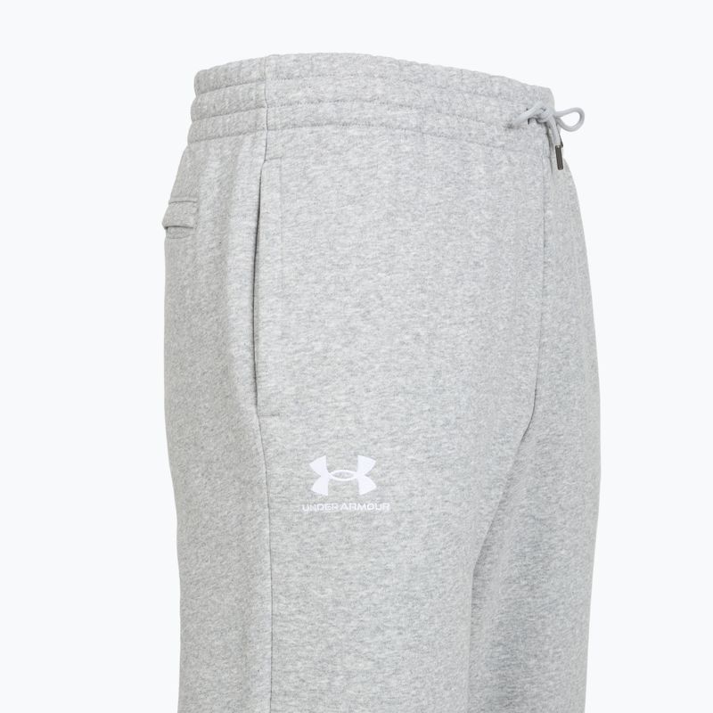 Pánské kalhoty Under Armour Icon Fleece Pant mod gray full heather/white 3
