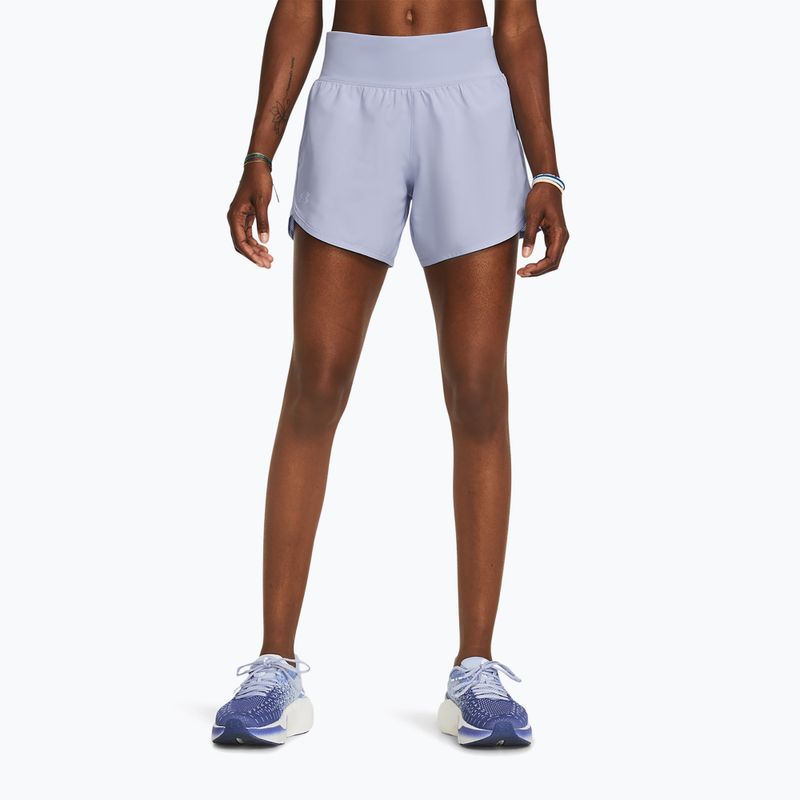 Dámské běžecké šortky Under Armour Fly By Elite 5" celeste/celeste/reflective