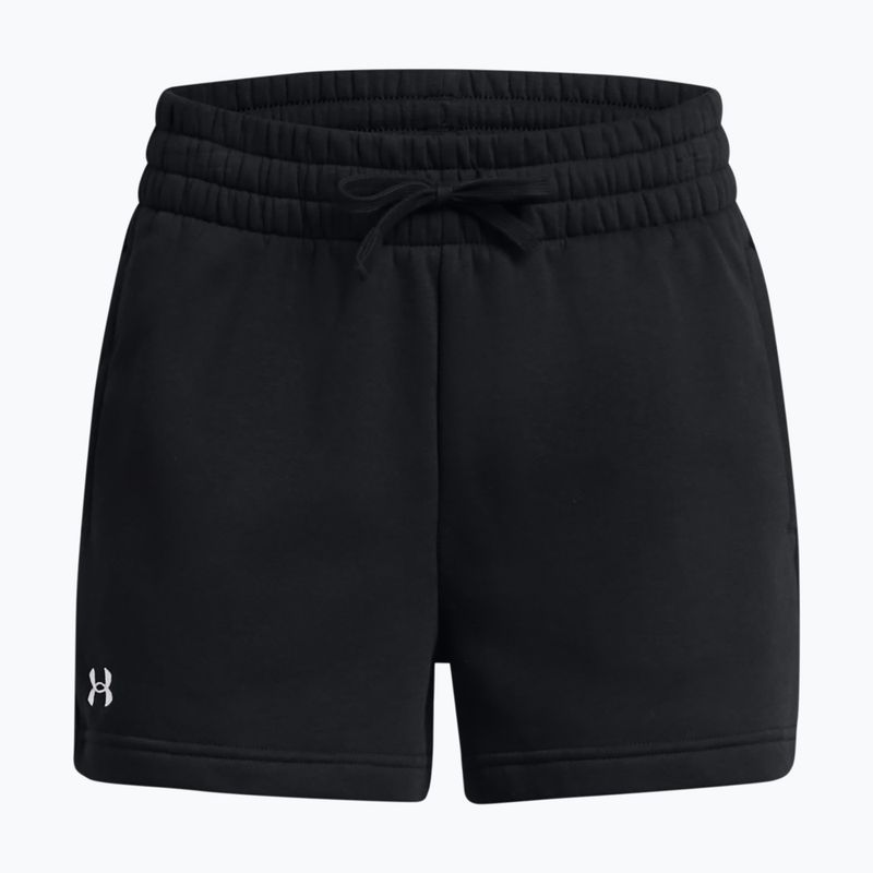 Dámské sportovní kraťasy Under Armour Rival Fleece black/white 5