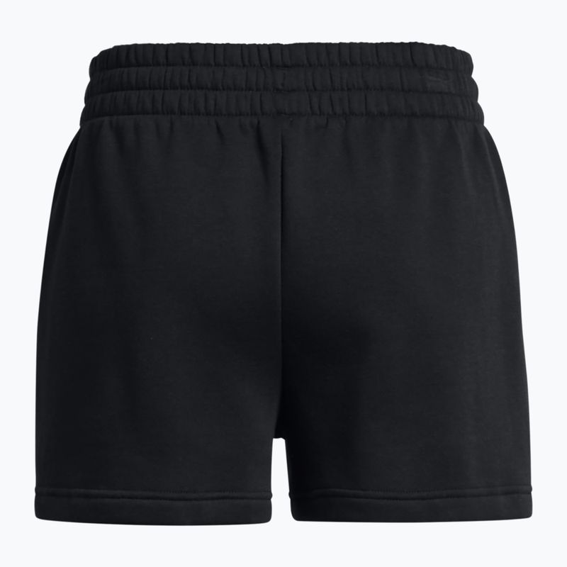 Dámské sportovní kraťasy Under Armour Rival Fleece black/white 6