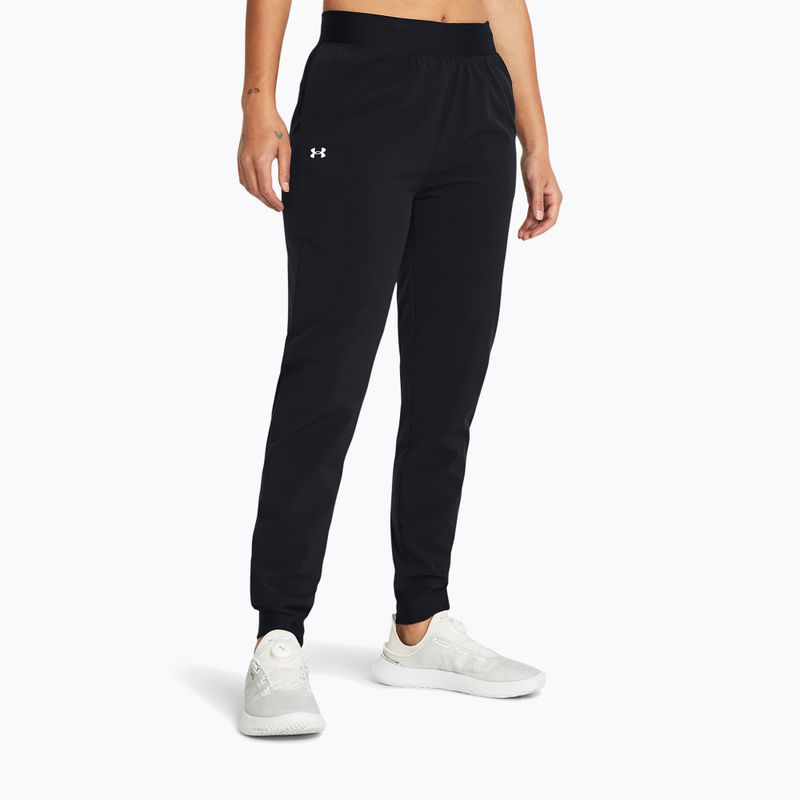 Dámské sportovní kalhoty Under Armour Sport High Rise Woven black/white