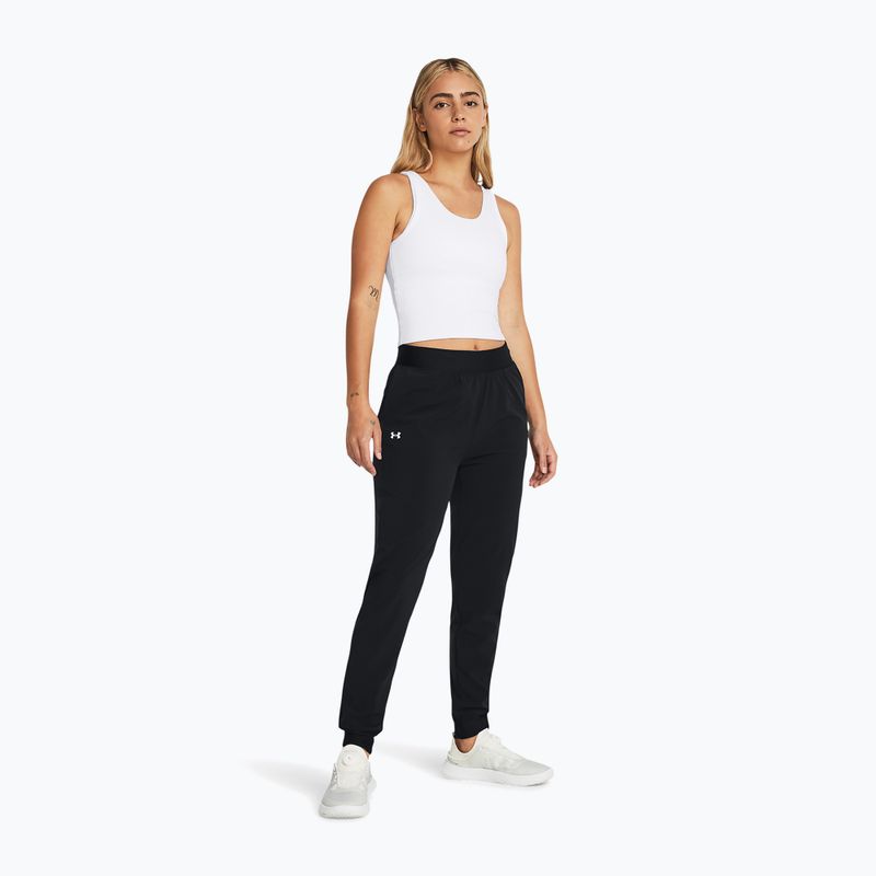 Dámské sportovní kalhoty Under Armour Sport High Rise Woven black/white 2