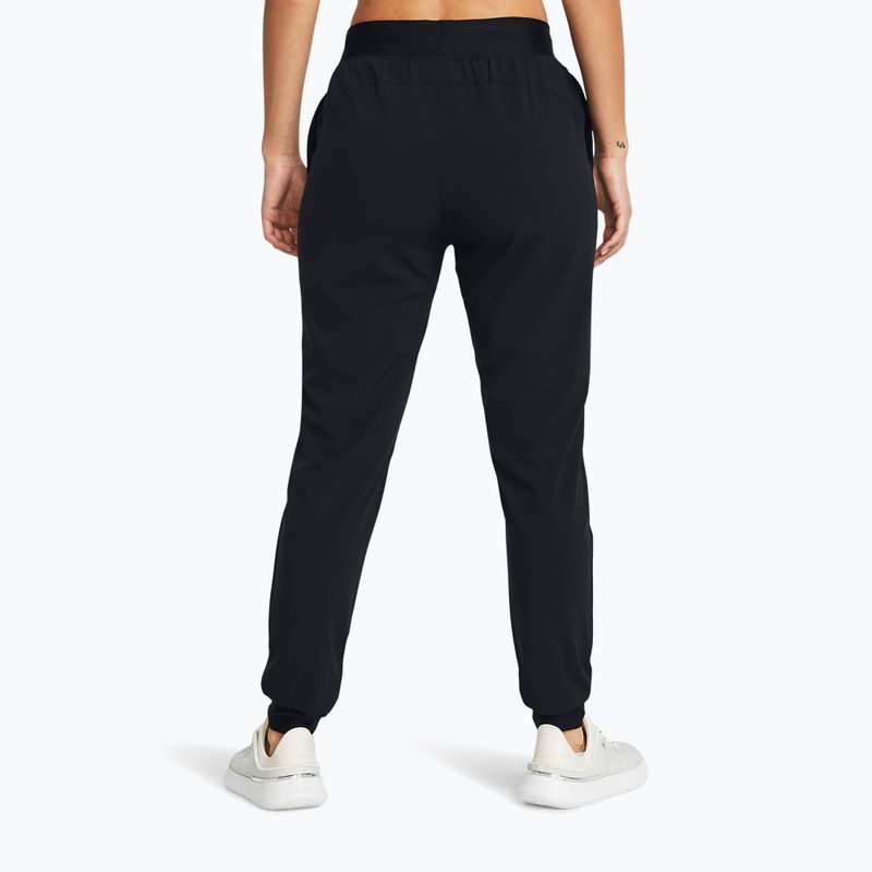 Dámské sportovní kalhoty Under Armour Sport High Rise Woven black/white 3
