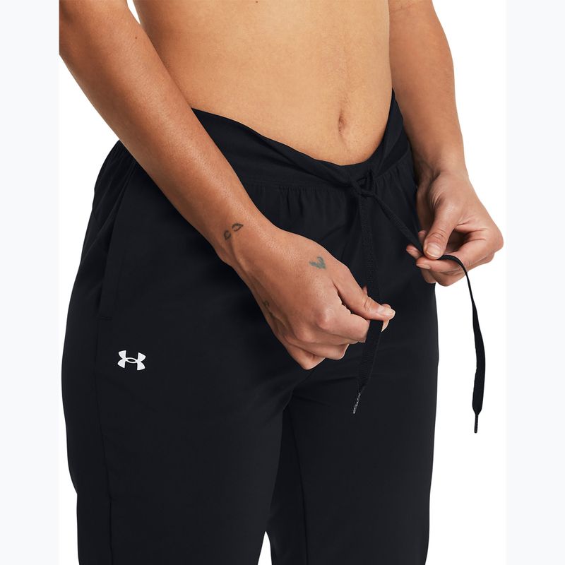 Dámské sportovní kalhoty Under Armour Sport High Rise Woven black/white 4