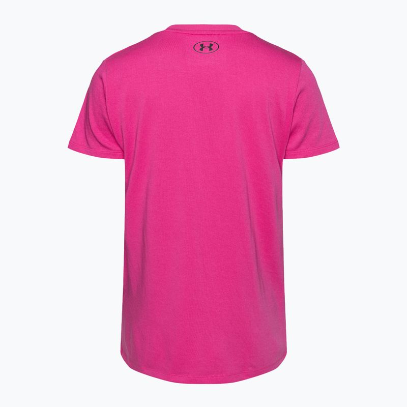 Dámské sportovní tričko Under Armour Project Underground Core T astro pink/black 2