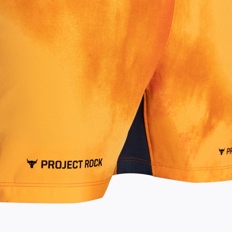 Pánské tréninkové kraťasy Under Armour Project Rock Ultimate 5" PT atomic/team orange/black 4