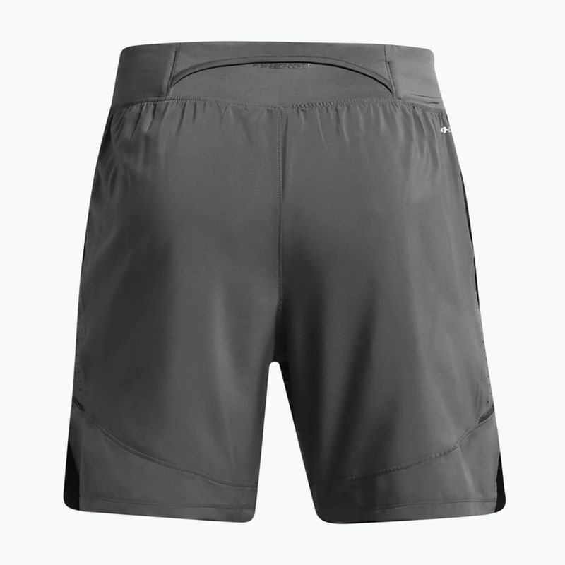Pánské běžecké šortky Under Armour Launch Elite 2In1 7'' castelrock/castelrock/reflective 7