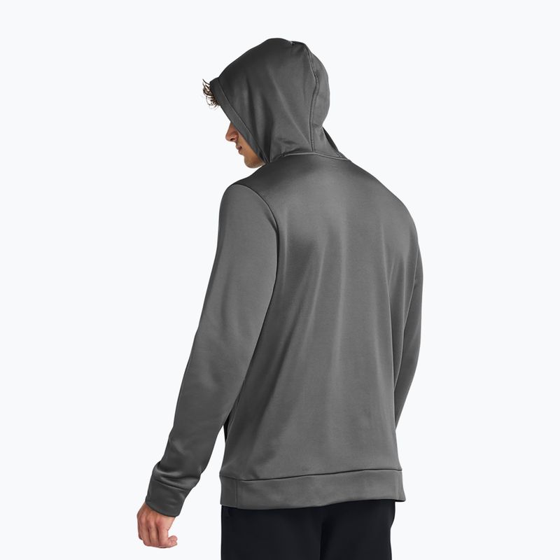 Pánská mikina Under Armour Armour Fleece Hoodie Castlerock/Black 2