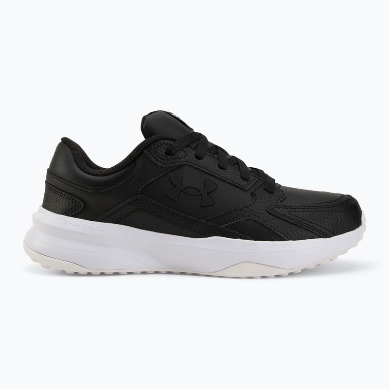 Pánské sportovní boty Under Armour Edge Leather black/black/white 2
