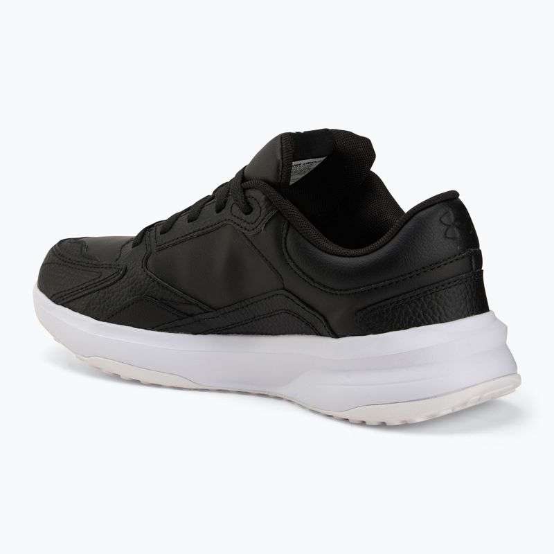 Pánské sportovní boty Under Armour Edge Leather black/black/white 3