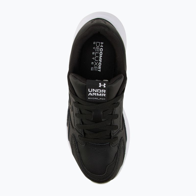 Pánské sportovní boty Under Armour Edge Leather black/black/white 5