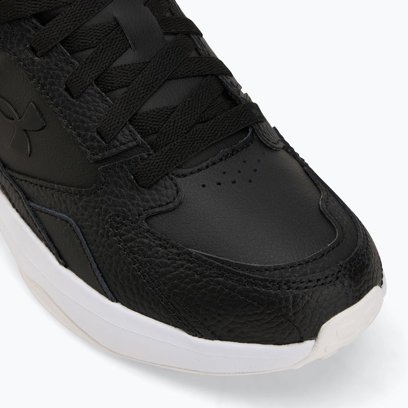 Pánské sportovní boty Under Armour Edge Leather black/black/white 7