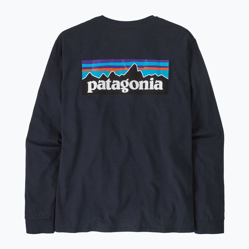 Pánské tričko Patagonia P-6 Logo Responsibili Longsleeve new navy 4