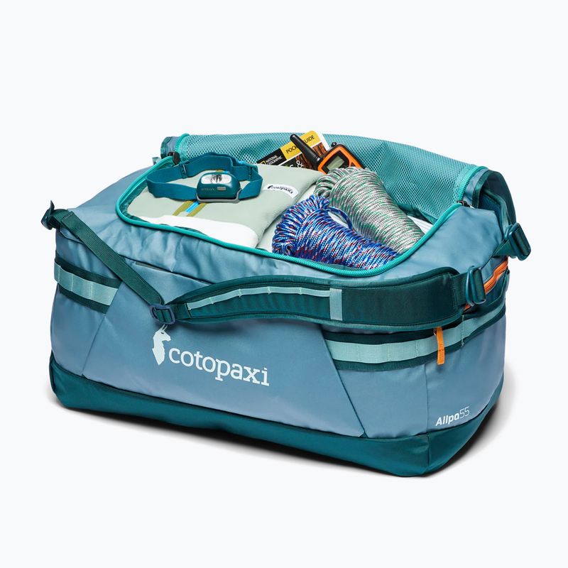 Cestovní taška Cotopaxi Allpa Duffel 55 l blue spruce/abyss 6