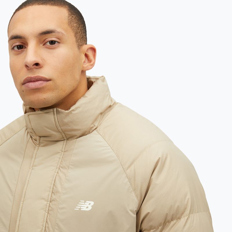 Pánská péřová bunda New Balance NBX Academy Mix Down beige 5