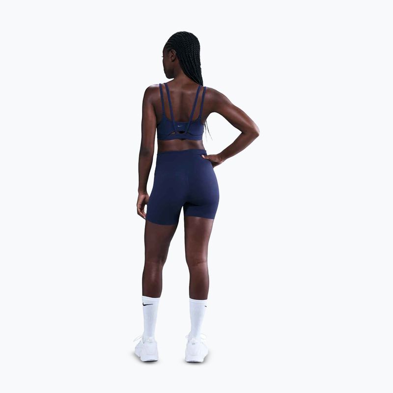 Dámská sportovní podprsenka Nike Zenvy Strappy midnight navy/white 3