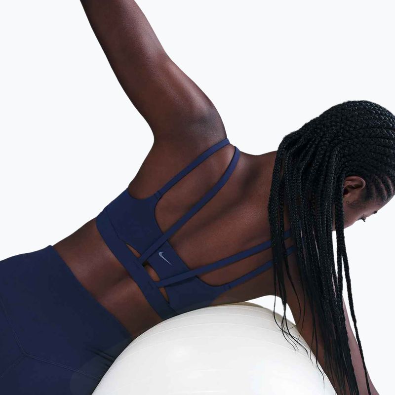 Dámská sportovní podprsenka Nike Zenvy Strappy midnight navy/white 5