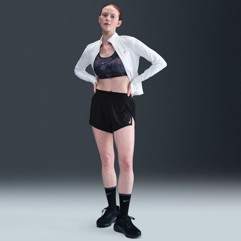 Dámské běžecké šortky Nike AeroSwift Dri-Fit ADV Mid-Rise 3" black/white 7
