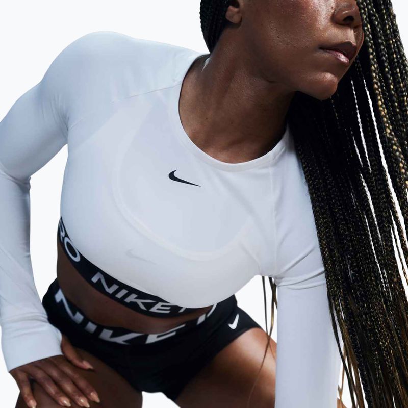 Dámský tréninkový top s dlouhým rukávem Nike Pro 365 Dri-Fit White/Black 4