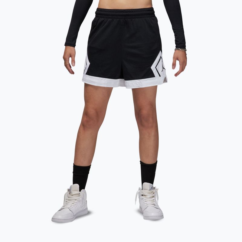 Dámské basketbalové šortky Jordan Sport Diamond 4" black/white/white/black 4