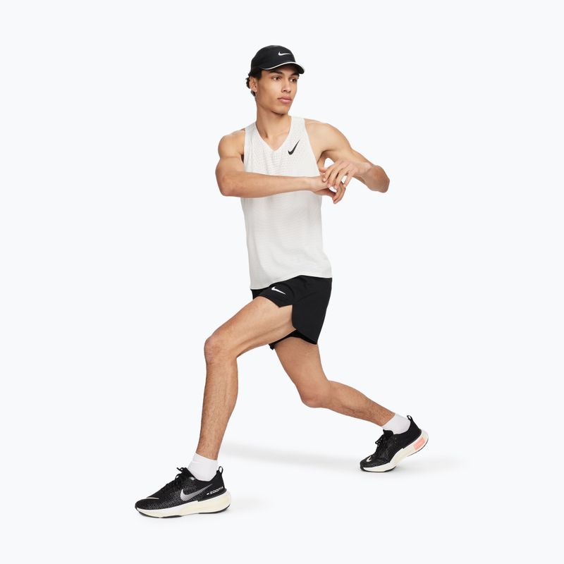 Pánské běžecké tričko Nike AeroSwift Dri-Fit ADV summit white/black 2