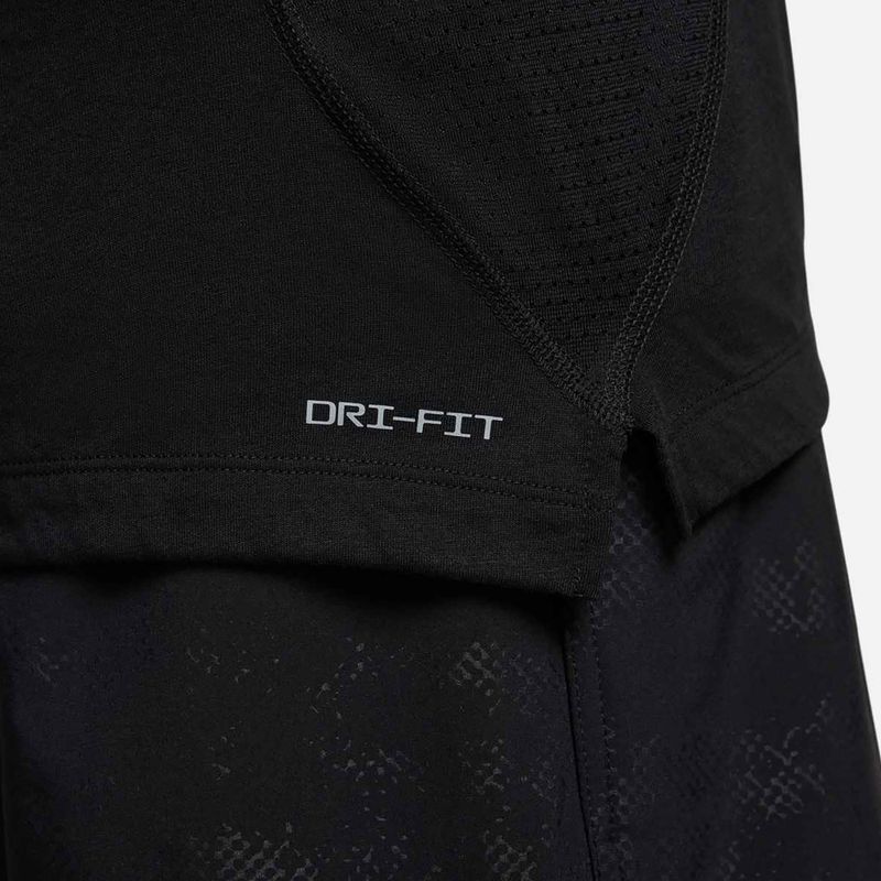 Pánské tenisové tričko Nike Flex Rep Dri-Fit black/white 7