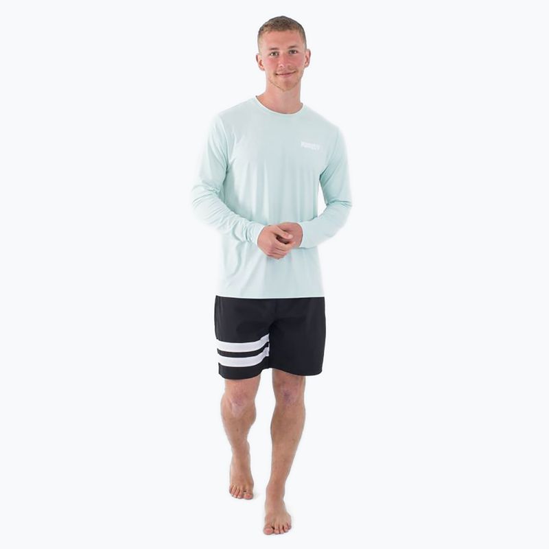 Pánské tričko Longsleeve Hurley Everyday Hybrid Upf brown kelp 2
