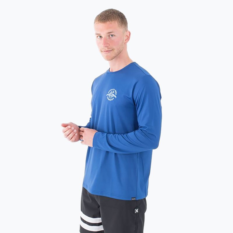 Pánské tričko Longsleeve Hurley Everyday Hybrid Upf abyssal  4