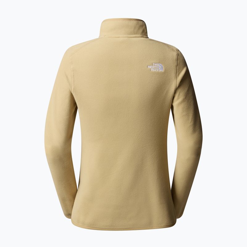 Dámská mikina The North Face 100 Glacier 1/4 Zip khaki stone 2