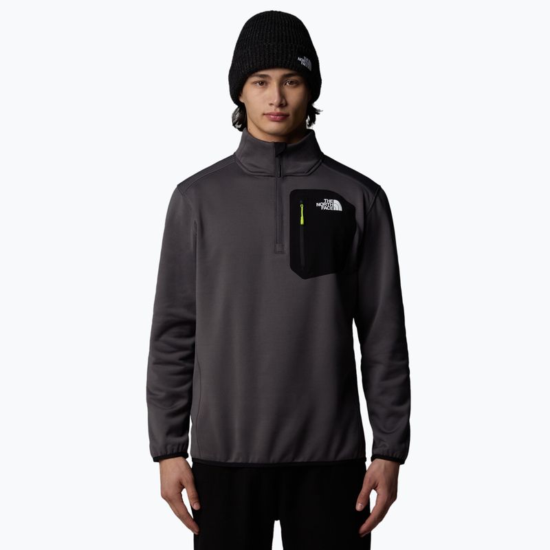 Pánská mikina The North Face Crest 1/4 Zip anthracite grey/ black