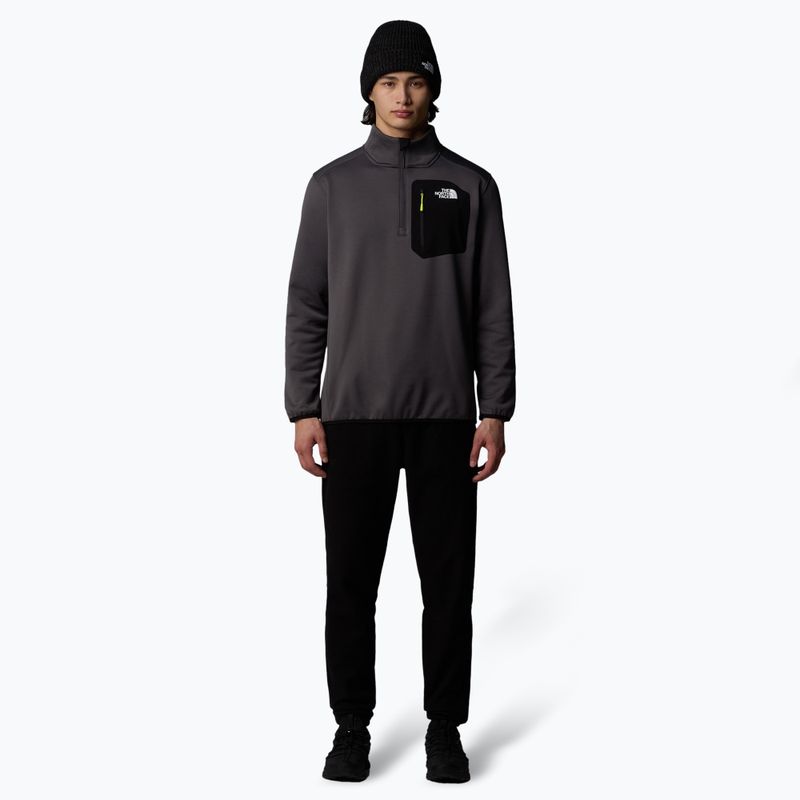 Pánská mikina The North Face Crest 1/4 Zip anthracite grey/ black 2
