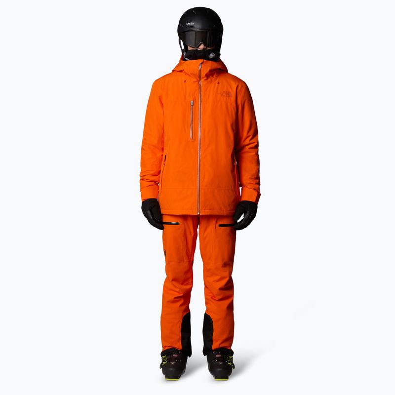 Pánská lyžařská bunda The North Face Descendit orange 2