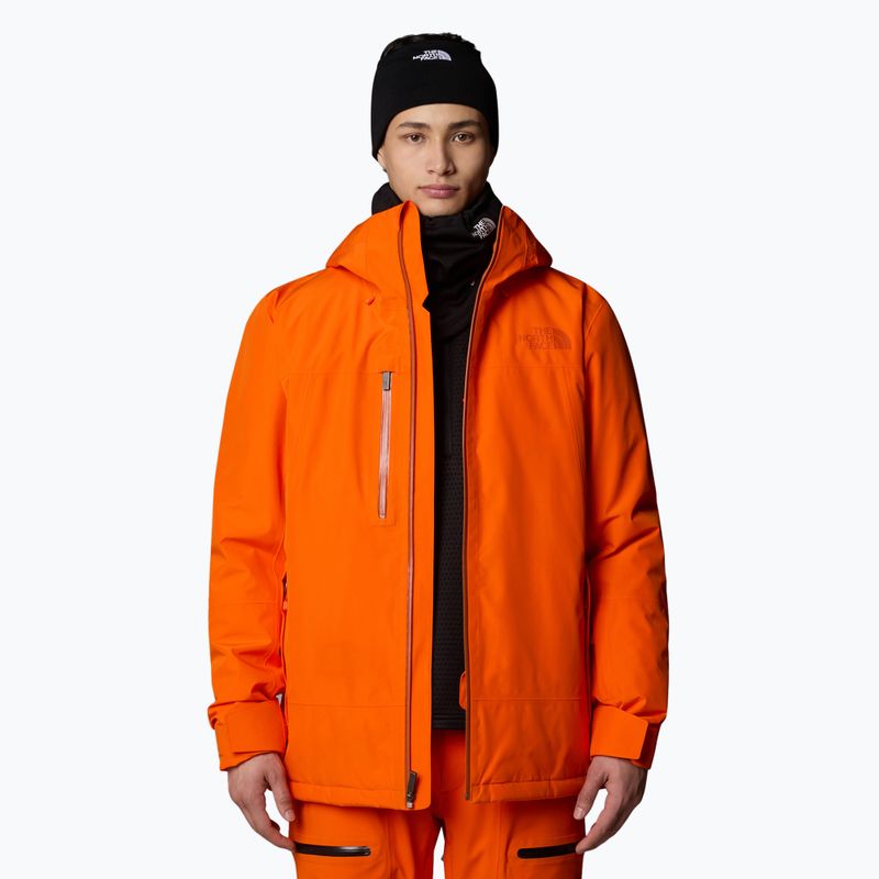 Pánská lyžařská bunda The North Face Descendit orange 4