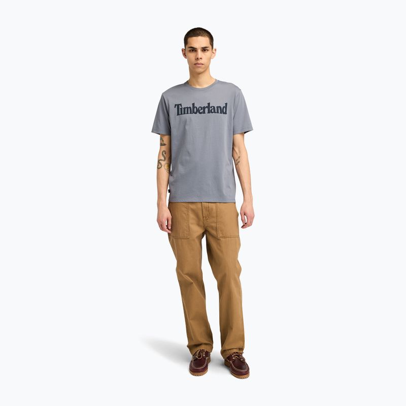 Pánské tričko Timberland Tfo Wordmark Logo folkstone grey 2