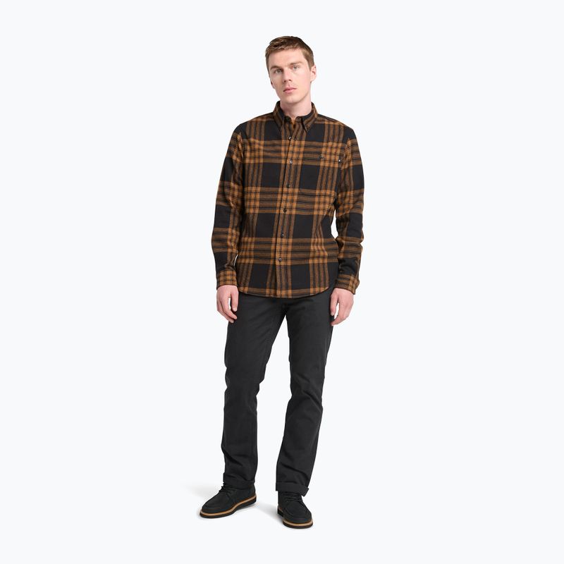 Pánská košile Timberland Solucell Plaid Shirt umber yd 2