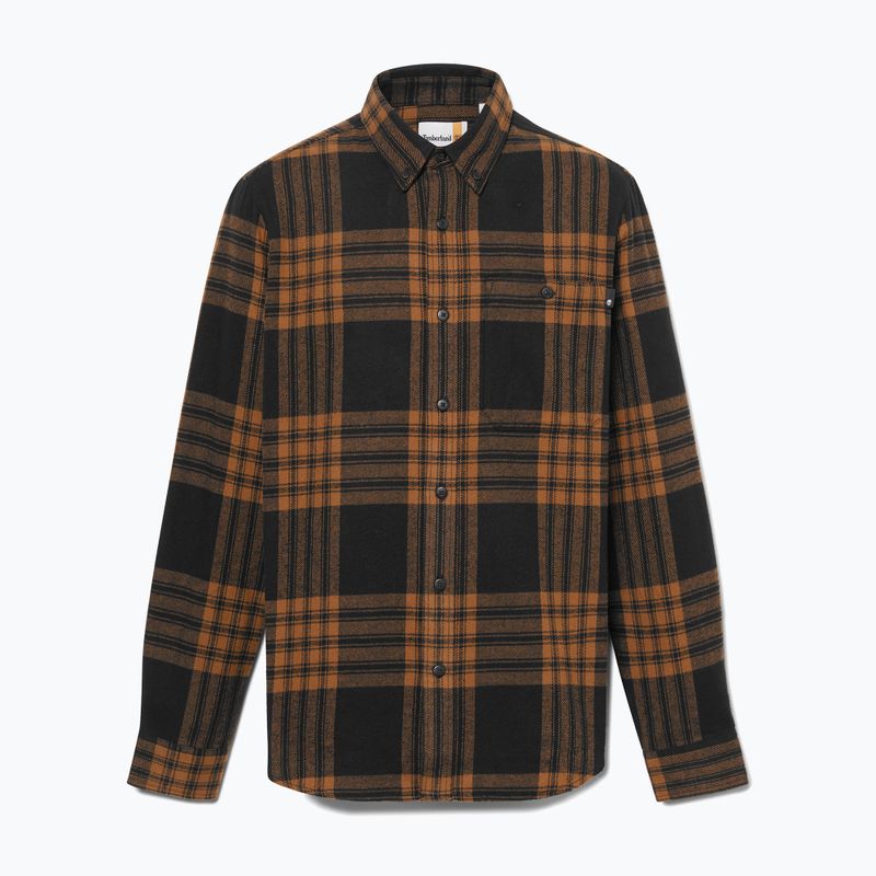 Pánská košile Timberland Solucell Plaid Shirt umber yd 5