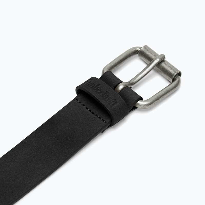 Pánský opasek Timberland 35 mm Nubuck Belt black 2