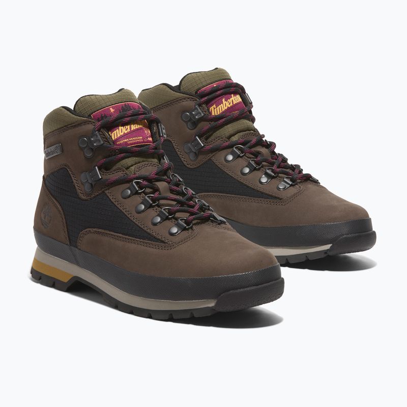Pánské boty Timberland Euro Hiker Mid dark brown nubuck 8