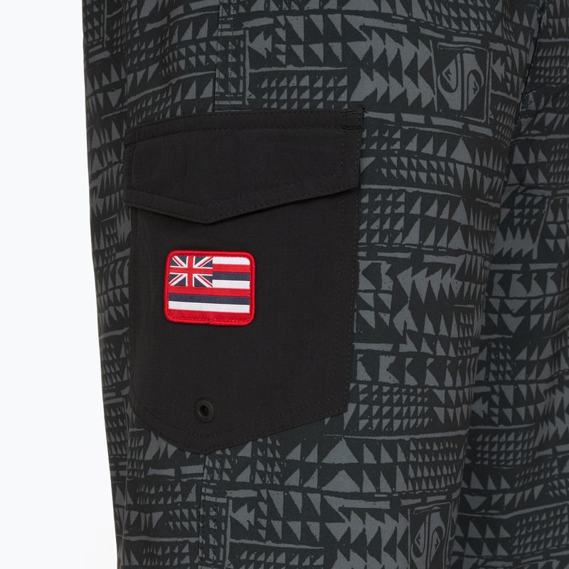 Pánské plavecké šortky Quiksilver Surfsilk Hawaii 21" Black 3