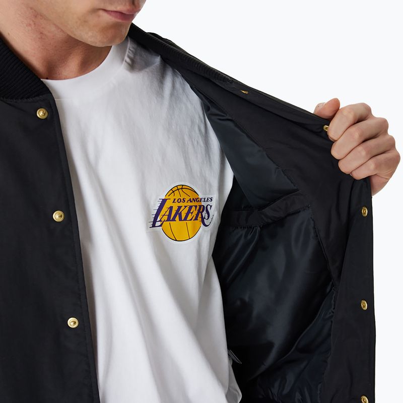Pánská bunda New Era NBA Script BP Bomber Los Angeles Lakers black 7