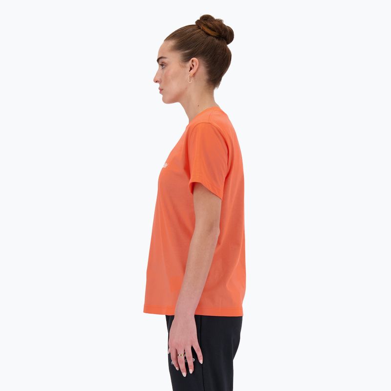 Dámské tričko New Balance Script Tee gulfred 3