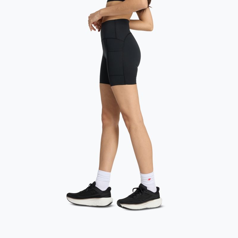 Dámské kraťasy New Balance Sleek Pocket High Rise 6" black 4